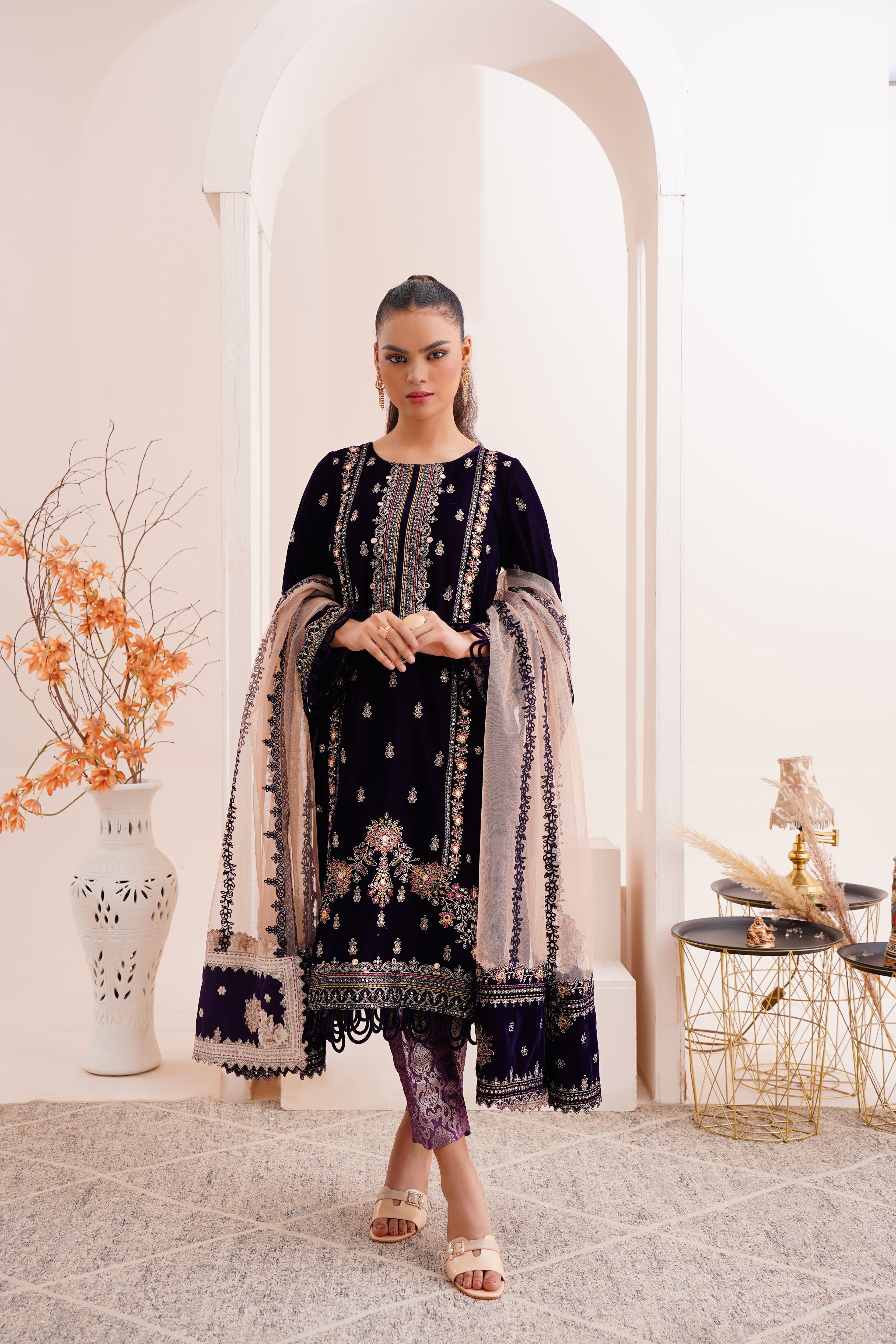 Kamran Embroidery - Party Wear