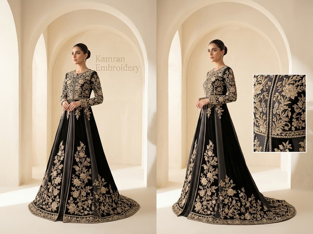 Drawing the Design & Tracing - Kamran Embroidery
