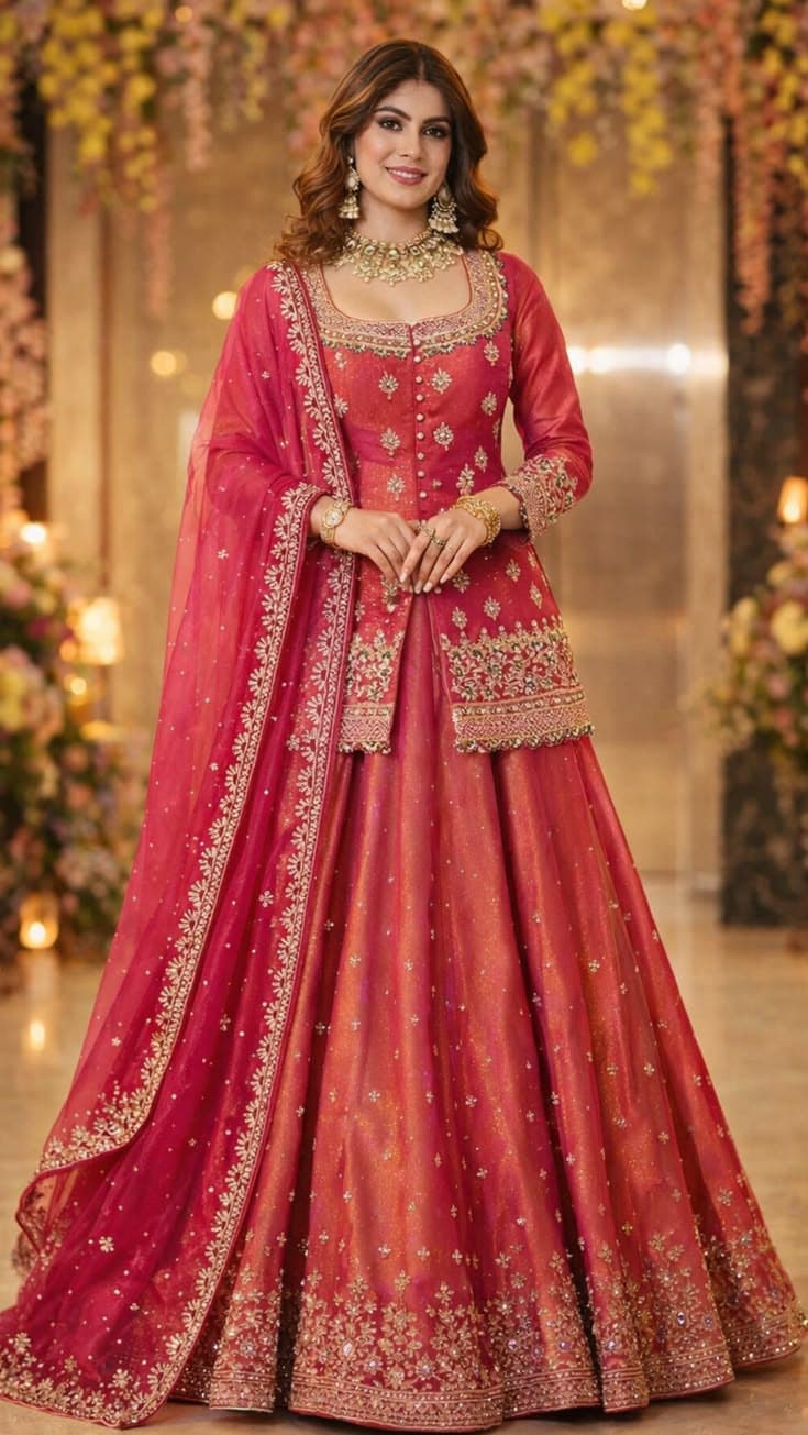 Shahzadi Ivory Basra Pearl Bridal Maxi - Handcrafted Pakistani Embroidered Dress