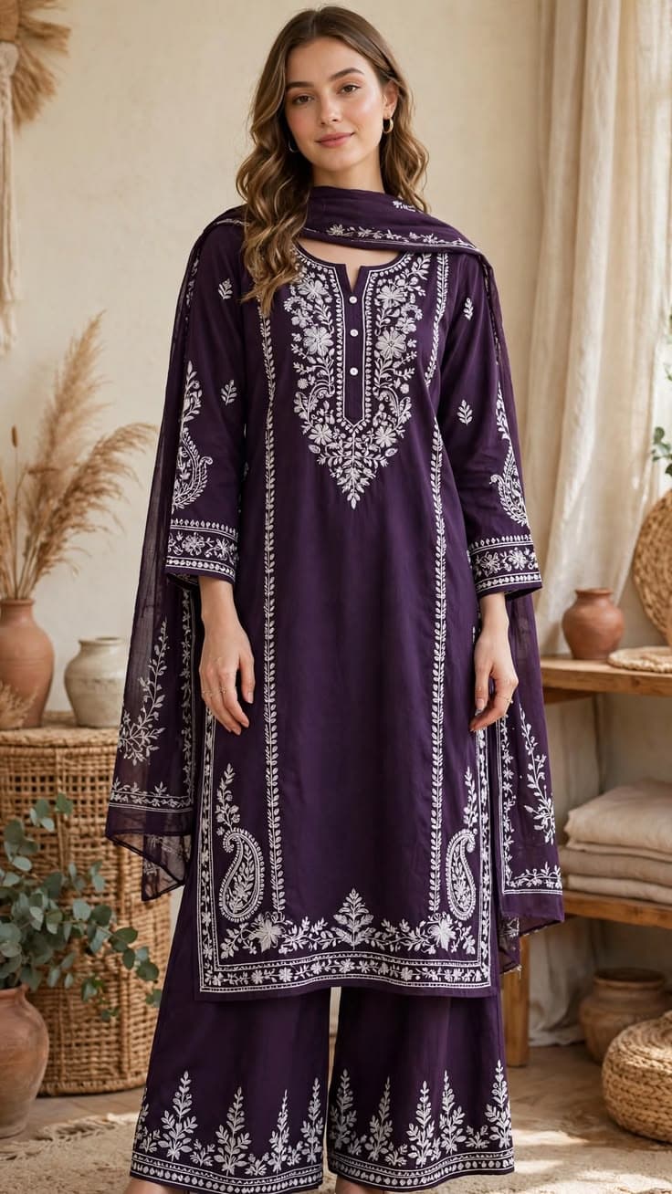 Hoor Lawn Embroidered Lawn Suit - Handcrafted Pakistani Embroidered Dress