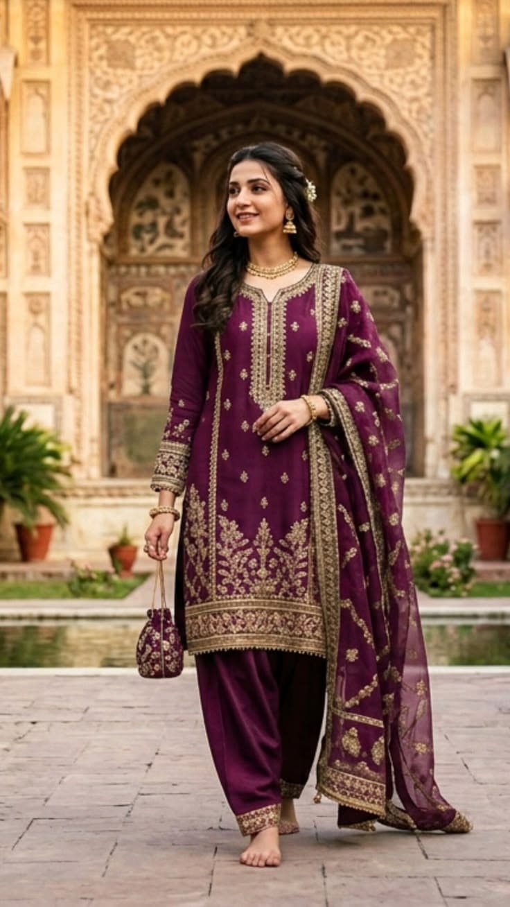 Zimal Pastel Peach Organza Stitched Dress - Handcrafted Pakistani Embroidered Dress