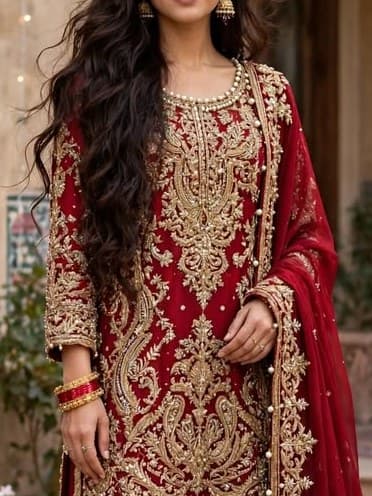 Anarkali Royal Bridal Dress thumbnail 2