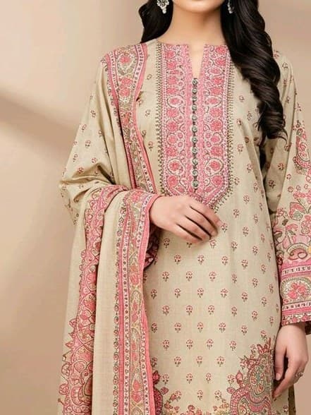 Chaman Floral Lawn Luxury Lawn Suit thumbnail 2