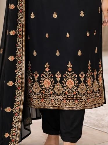 Dilkash Handcrafted Party Dress thumbnail 3