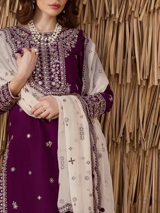 Falak Lawn Luxury Lawn Suit thumbnail 2