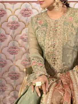 Gul-e-rana Handcrafted Party Dress thumbnail 2