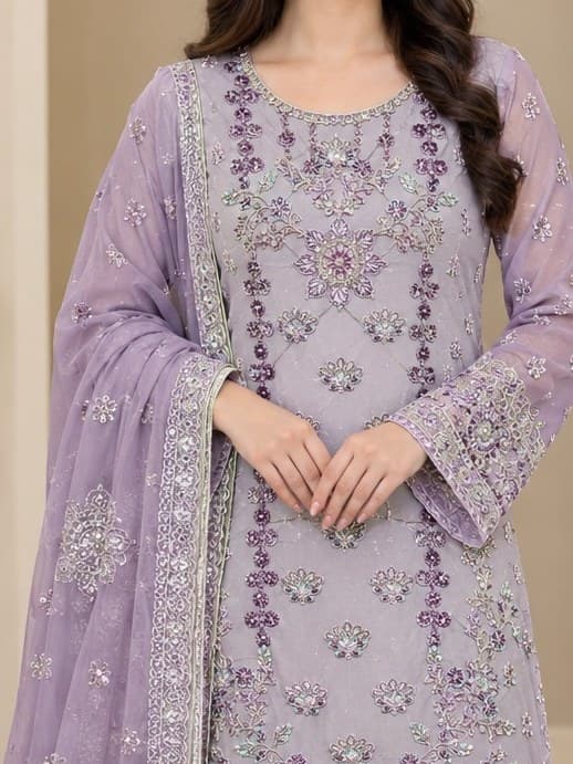 Laila Embroidered Suit thumbnail 2