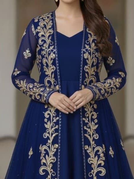 Mah-e-nau Embroidered Maxi Dress thumbnail 2