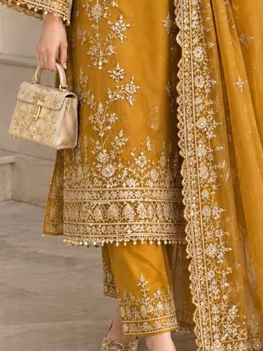 Mahnoor Handcrafted Party Dress thumbnail 3