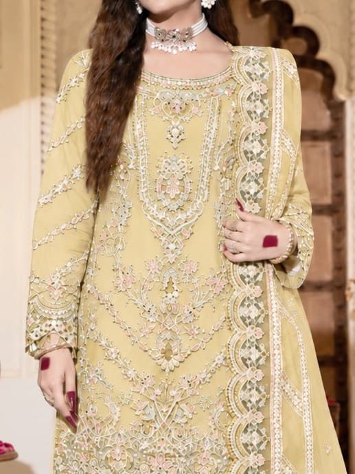 Momina Stitched Suit thumbnail 2