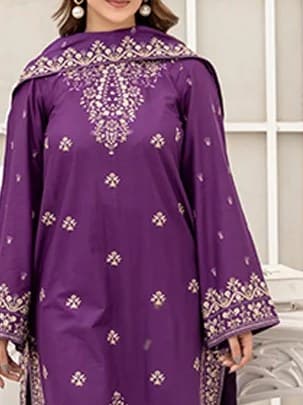 Noorani Embroidered Suit thumbnail 2