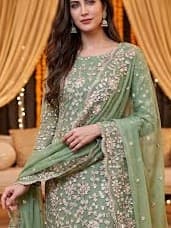 Pariwash Embroidered Party Dress thumbnail 2