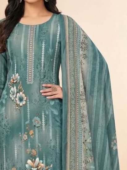 Rung Lawn Embroidered Lawn Suit thumbnail 2