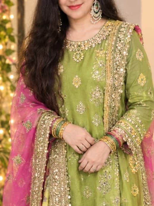 Sahar Embroidered Party Dress thumbnail 2