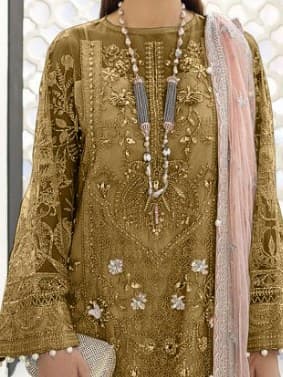 Samreen Handcrafted Party Dress thumbnail 2