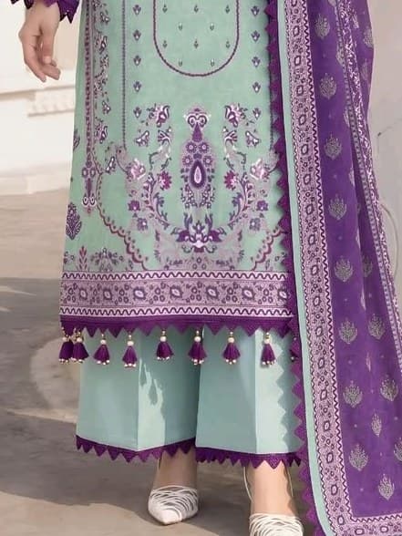 Shabnam Lawn Embroidered Lawn Suit thumbnail 3