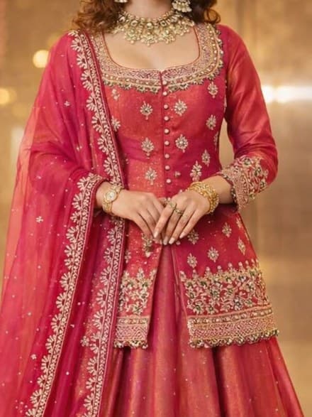 Shahzadi Embroidered Bridal Dress thumbnail 2