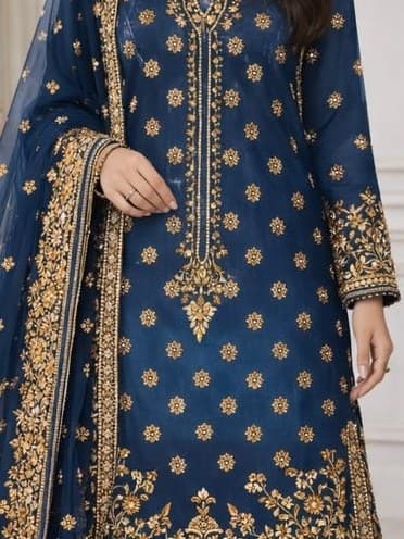 Shehnai Handcrafted Bridal Dress thumbnail 2