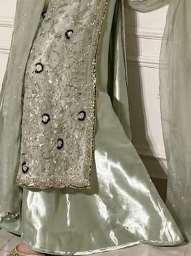 Zimal Embroidered Party Dress thumbnail 3