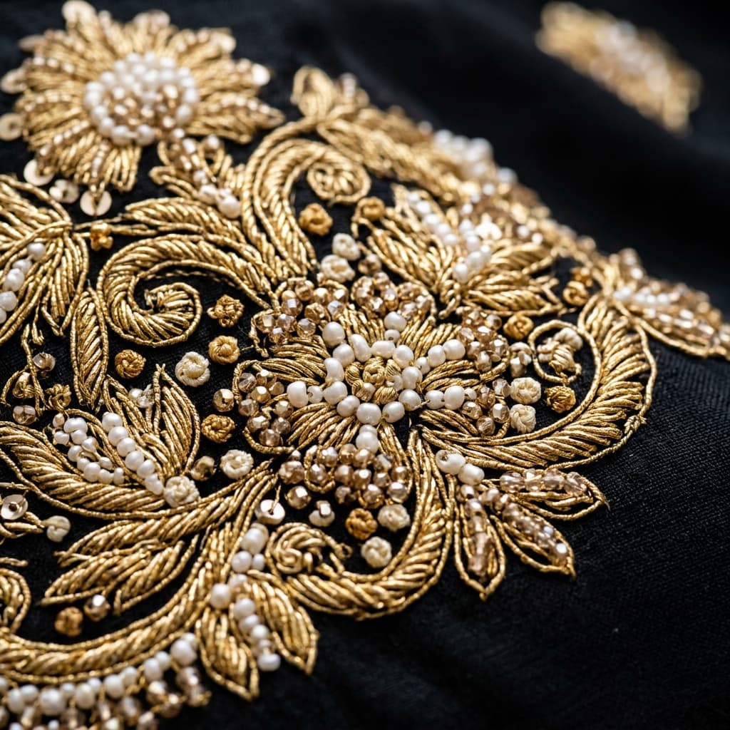 Pearls & Hand Embellishment - Kamran Embroidery